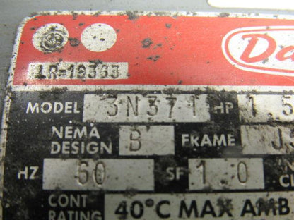 Dayton 3N371 1-1/2Hp Electric Motor 230/460V 3PH J56 Frame Hazardous Location