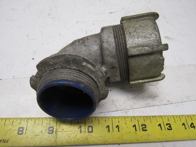 T&B Thomas & Betts 1-1/2" 90° Insulated Liquid Tite Elbow  Lot of 3