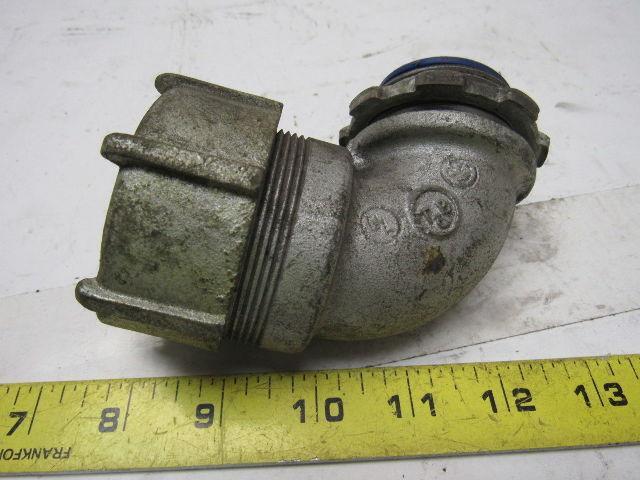 T&B Thomas & Betts 1-1/2" 90° Insulated Liquid Tite Elbow  Lot of 3