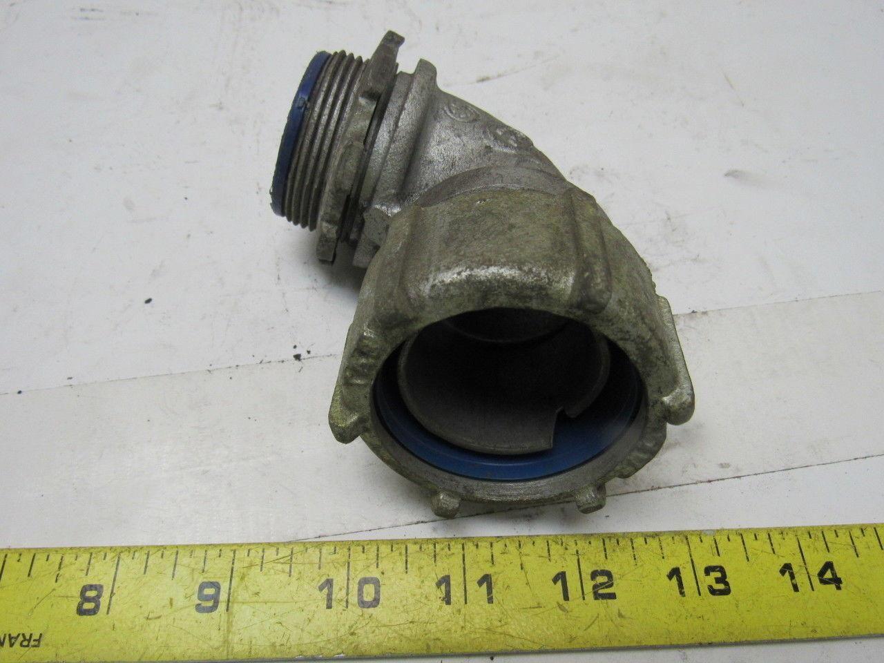 T&B Thomas & Betts 1-1/2" 90° Insulated Liquid Tite Elbow  Lot of 3