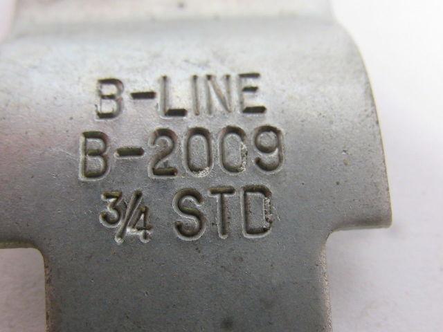 Cooper B-2009 B-Line 3/4" Conduit to Strut Clamp 134 Set of 2 NO BOLT or NUT