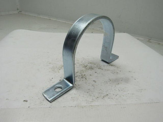 Minerallac #HD-297 Heavy Duty 2-Hole Steel Ridgid 5" Conduit Straps 1/4" Thick  Lot of 11
