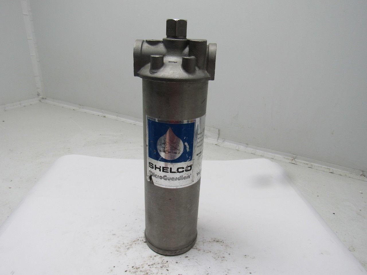 Shelco Filtration 10" Stainless Steel Filter housing Unit 250 PSI Max.