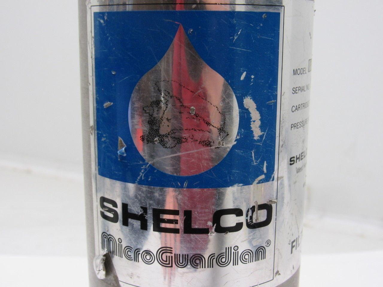 Shelco Filtration 10" Stainless Steel Filter housing Unit 250 PSI Max.