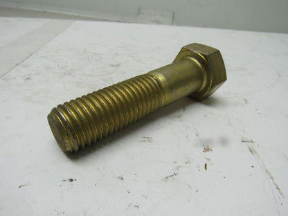 Grade 9 Hex Head Cap Screw 1"-8x4" UNC  Zinc Yellow Fastener Finish Steel