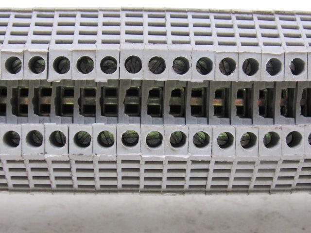 Morsettitalia EURO-2.5 Gray Terminal Block Din Rail 2.5Mm 800V 24Amp Lot of 40