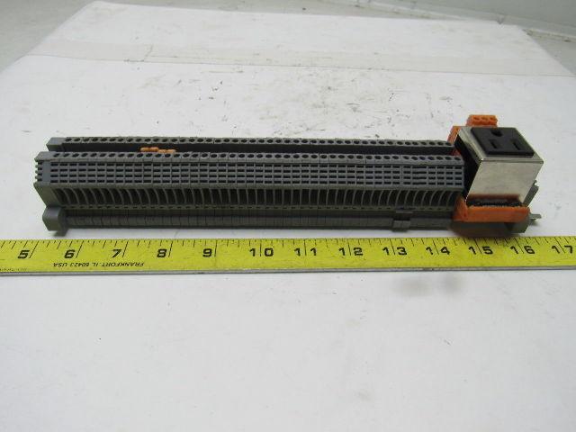 Morsettitalia EURO-2.5 Gray Terminal Block Din Rail 2.5Mm 800V 24Amp Lot of 40