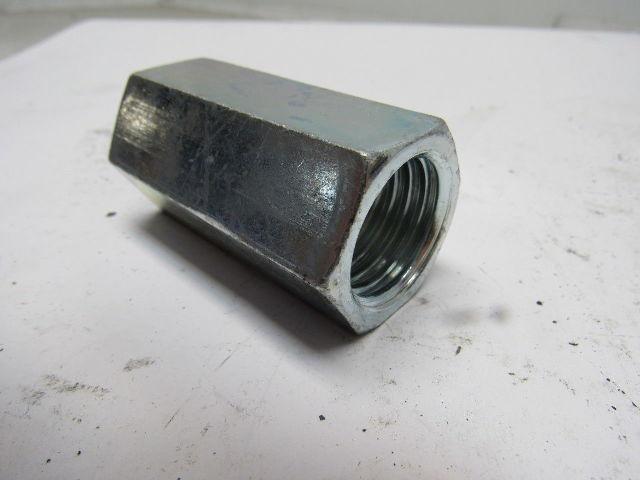 FASTENAL 37832 1"-8x2-1/2"Lx1-1/4"W Zinc Plated Coupling Nut New RoHS Compliant
