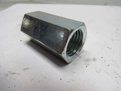 FASTENAL 37832 1"-8x2-1/2"Lx1-1/4"W Zinc Plated Coupling Nut New RoHS Compliant