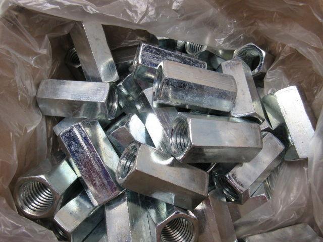 FASTENAL 37832 1"-8x2-1/2"Lx1-1/4"W Zinc Plated Coupling Nut New RoHS Compliant