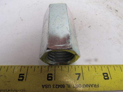 FASTENAL 37832 1"-8x2-1/2"Lx1-1/4"W Zinc Plated Coupling Nut New RoHS Compliant