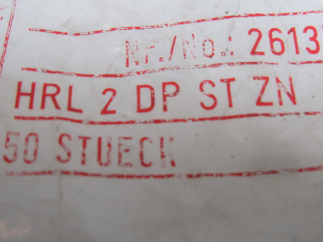 HYDAC HRL 2 DP ST ZN DIN 3015 Clamp Top Plate 177 Pc. Lot New