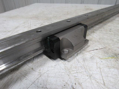 Star 1651-312-10 48-3/4" (1238.25mm) Long Linear Rail W/2 Bearing Blocks NEW