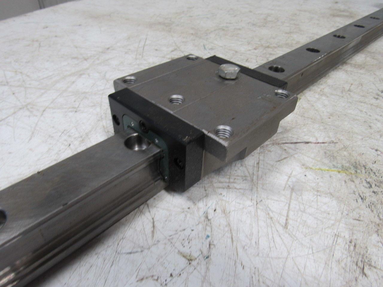 Star 1651-312-10 48-3/4" (1238.25mm) Long Linear Rail W/2 Bearing Blocks NEW