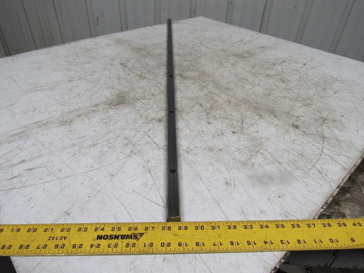 Thomson LSR-24-PD 48" L Linear Shaft Support Rail  Pre-Drilled Steel 1-1/2" D