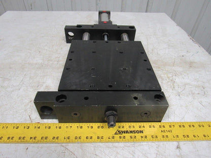 PHD BS101X4D206 Pneumatic Linear Slide 10"x10"x2-3/4" 4" Stroke 150 PSI Max.