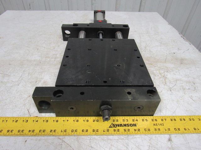 PHD BS101X4D206 Pneumatic Linear Slide 10"x10"x2-3/4" 4" Stroke 150 PSI Max.