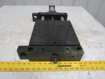 PHD BS101X4D206 Pneumatic Linear Slide 10"x10"x2-3/4" 4" Stroke 150 PSI Max.