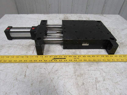 PHD BS101X4D206 Pneumatic Linear Slide 10"x10"x2-3/4" 4" Stroke 150 PSI Max.