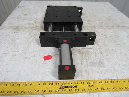PHD BS101X4D206 Pneumatic Linear Slide 10"x10"x2-3/4" 4" Stroke 150 PSI Max.
