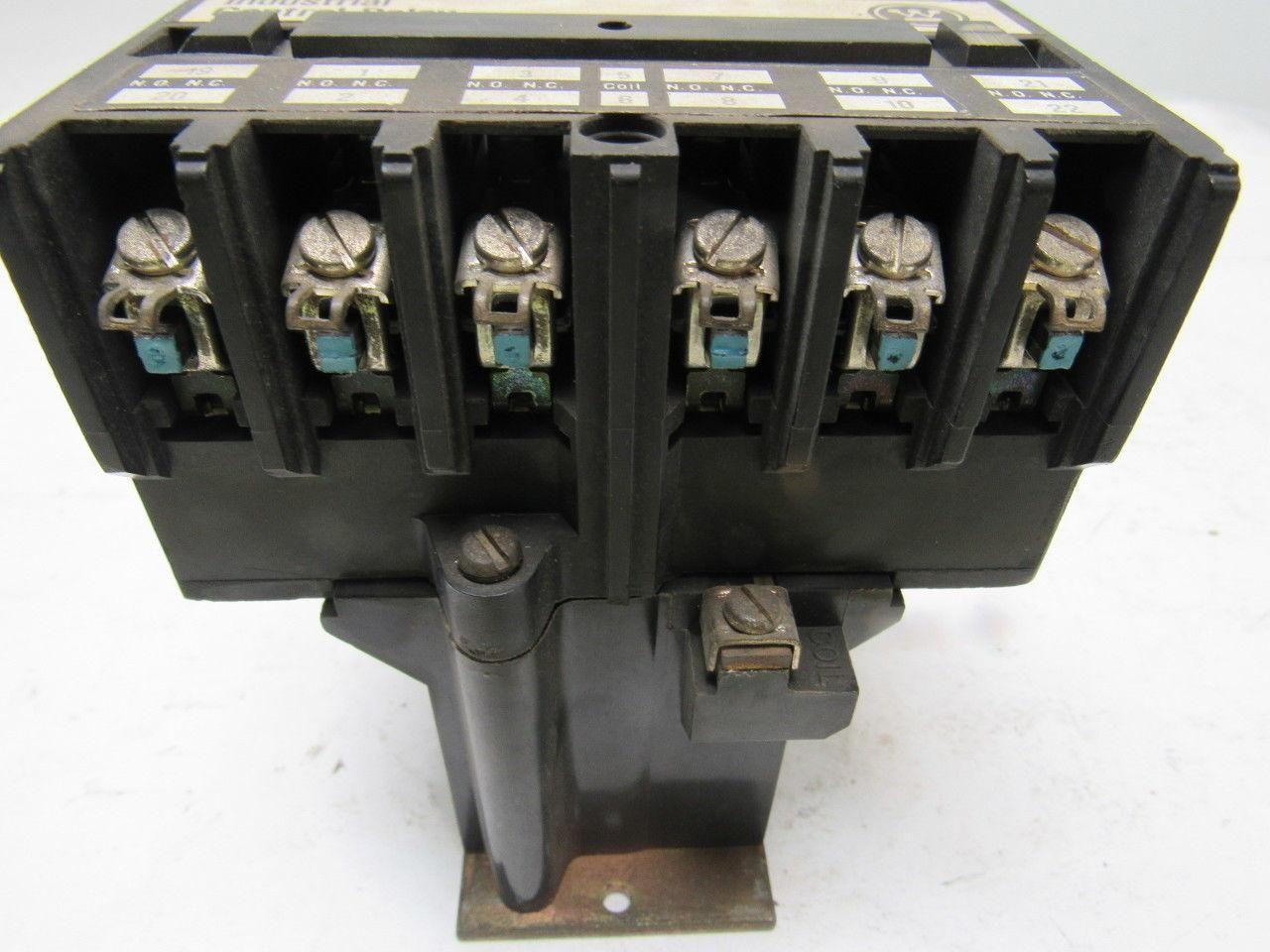Westinghouse ARD660T Style 765A689G02 600VDC Control Relay 6 Pole 120V Coil
