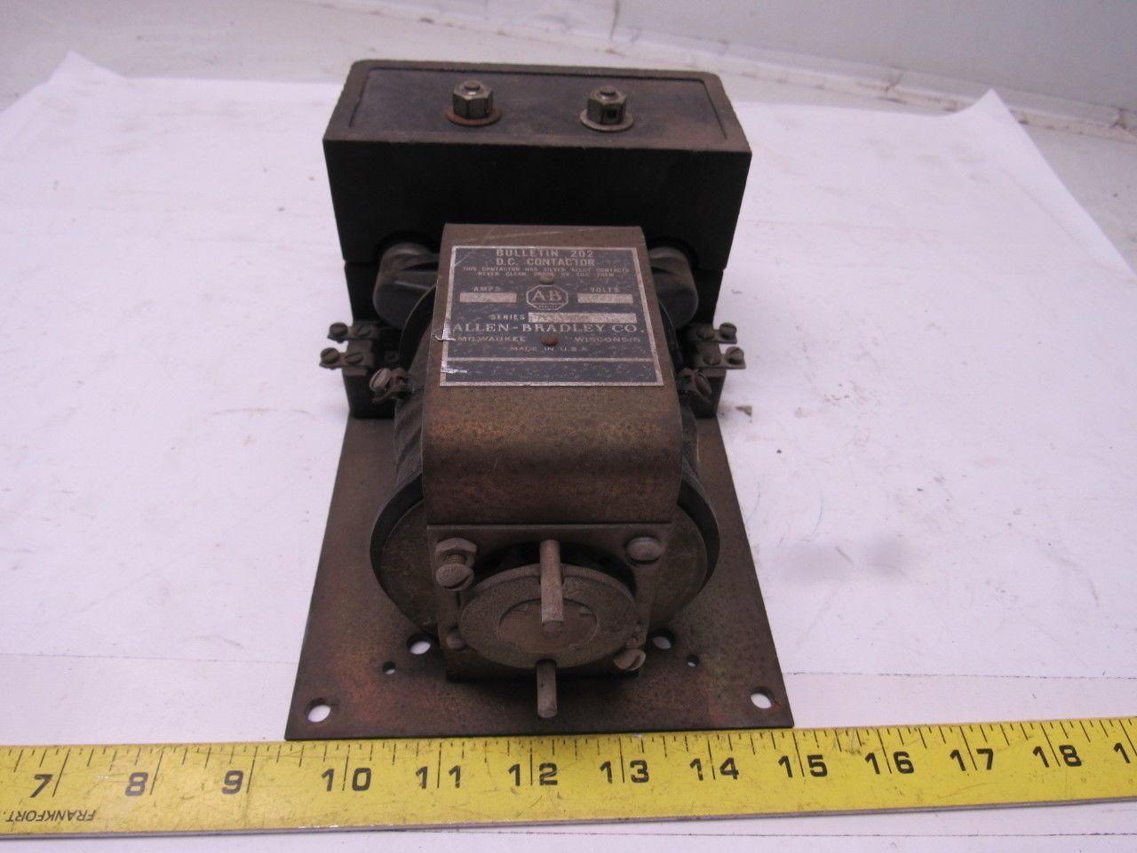 A-B Allen Bradley 202 Series 834342 DC Contactor 50A 250VDC