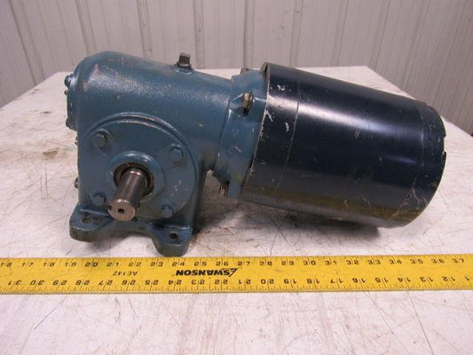 MORSE / LEESON 20GCT / C6T17NC2A 20:1 / 1/2HP Gearmotor 50/60Hz 3PH Cont. .99HP