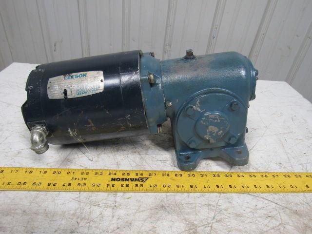 MORSE / LEESON 20GCT / C6T17NC2A 20:1 / 1/2HP Gearmotor 50/60Hz 3PH Cont. .99HP
