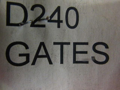 Gates D240 High Power II V-Belt Rib Top