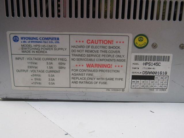 TRANAX HYOSUNG 25111271-1N HPS145-CMCD ATM Switching Power Supply 115/230 In