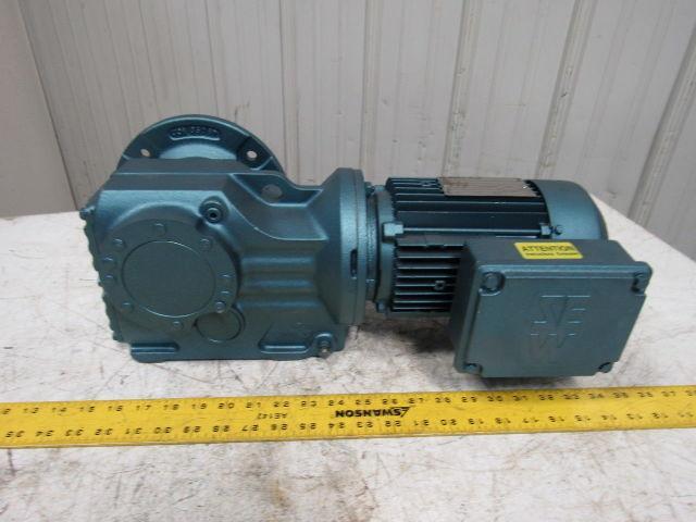 SEW-EURODRIVE KF47DT80N4 1Hp Right Angle Gear Speed Reducer 230/460V 3Ph