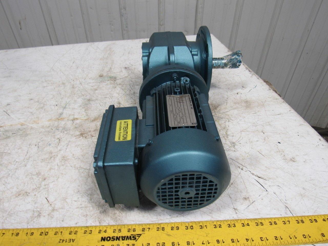 SEW-EURODRIVE KF47DT80N4 1Hp Right Angle Gear Speed Reducer 230/460V 3Ph