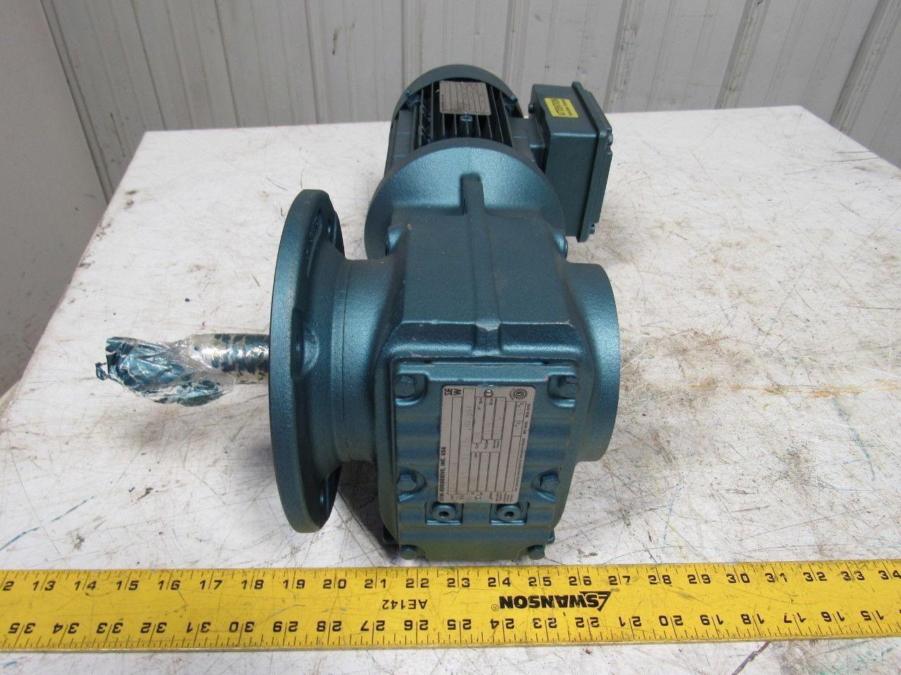 SEW-EURODRIVE KF47DT80N4 1Hp Right Angle Gear Speed Reducer 230/460V 3Ph