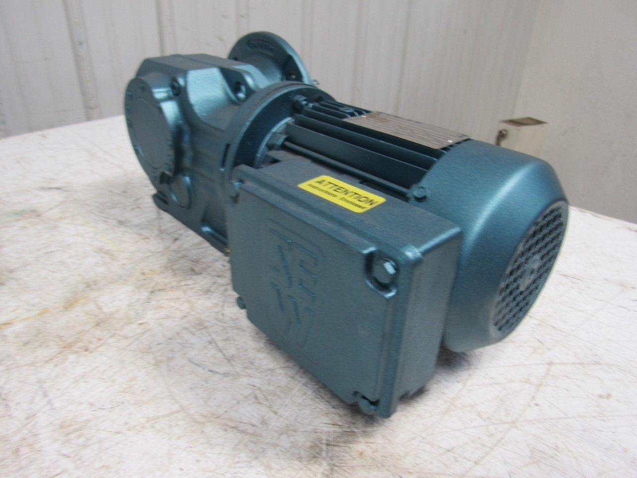 SEW-EURODRIVE KF47DT80N4 1Hp Right Angle Gear Speed Reducer 230/460V 3Ph