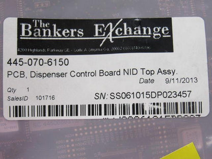 NCR 445-0706150 ATM Currency Dispenser Control Board