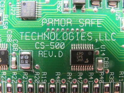 Armor Safe Technologies  CS-500 Rev. D Currency Validator Circuit Board