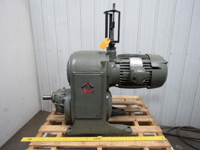 US Motors Varidrive Adjustable Speed Reducer 10Hp 208-220/440V 2.76:1 Ratio
