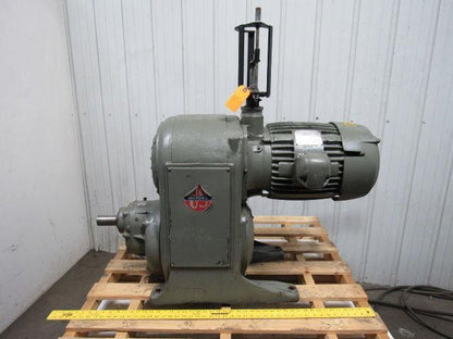 US Motors Varidrive Adjustable Speed Reducer 10Hp 208-220/440V 2.76:1 Ratio