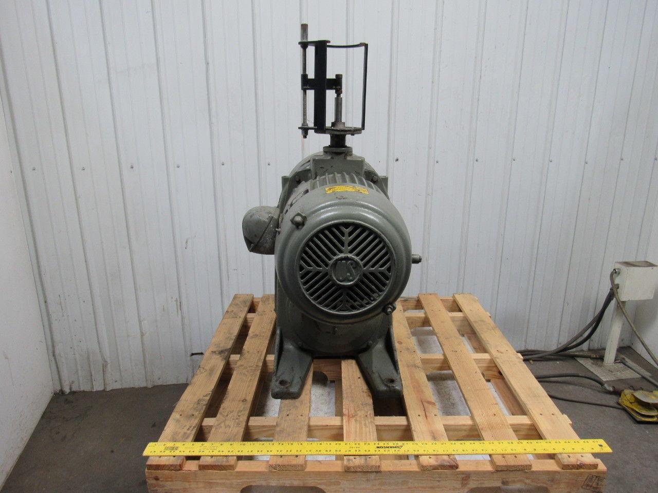 US Motors Varidrive Adjustable Speed Reducer 10Hp 208-220/440V 2.76:1 Ratio