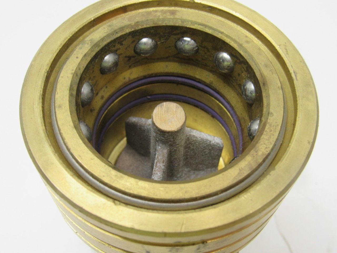 Parker BH12-60W Brass Quick Coupling 1-1/2" Body 1-1/4"NPT Female Thread