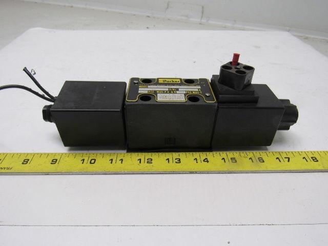 Parker D1VW4CNJSF 72 Hydraulic Directional Control Solenoid Valve  24V 5000PSI