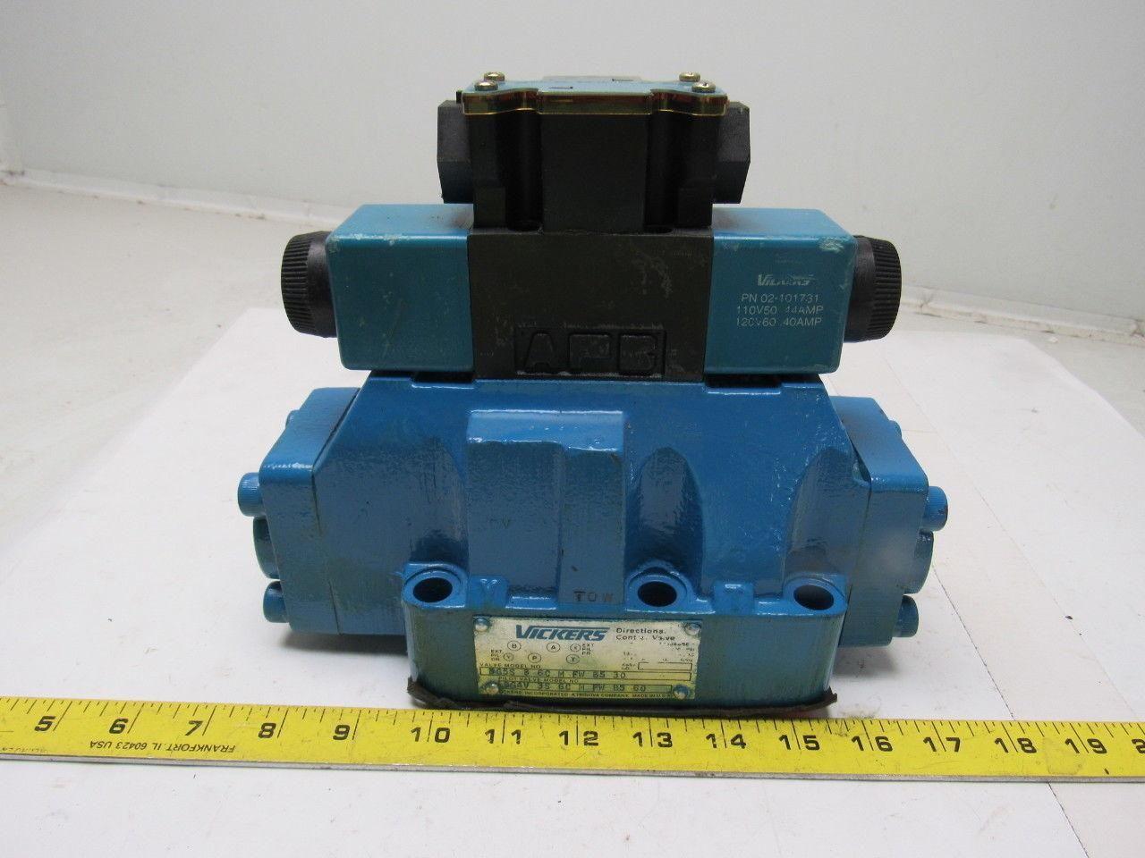 Vickers DG5S-8-6C-M-FW-B5-30 Hydraulic Valve W/DG4V-3S-6C-M-FW-B5-60 Pilot Valve
