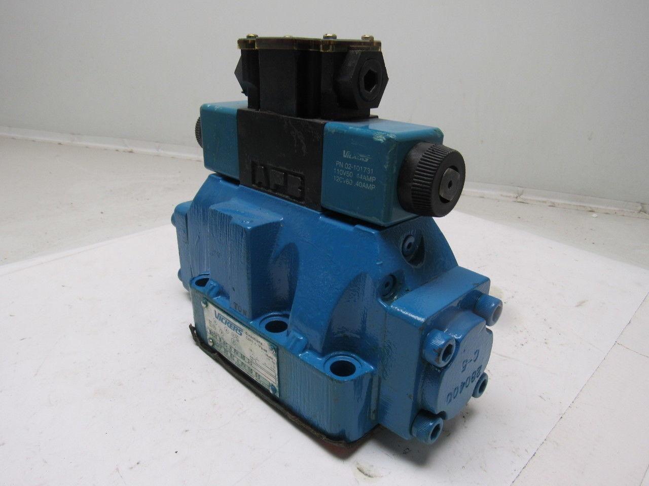 Vickers DG5S-8-6C-M-FW-B5-30 Hydraulic Valve W/DG4V-3S-6C-M-FW-B5-60 Pilot Valve