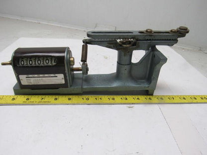 Durant 5-H-5-B 5 Digit Mechanical Stroke Counter W/Bracket Extension Arm
