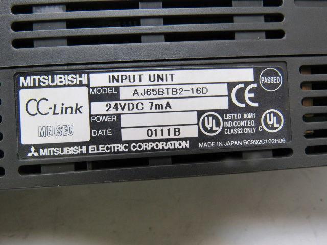 Mitsubishi Melsec  AJ65BTB2-16D CC-link Input Unit 24Vdc 7mA