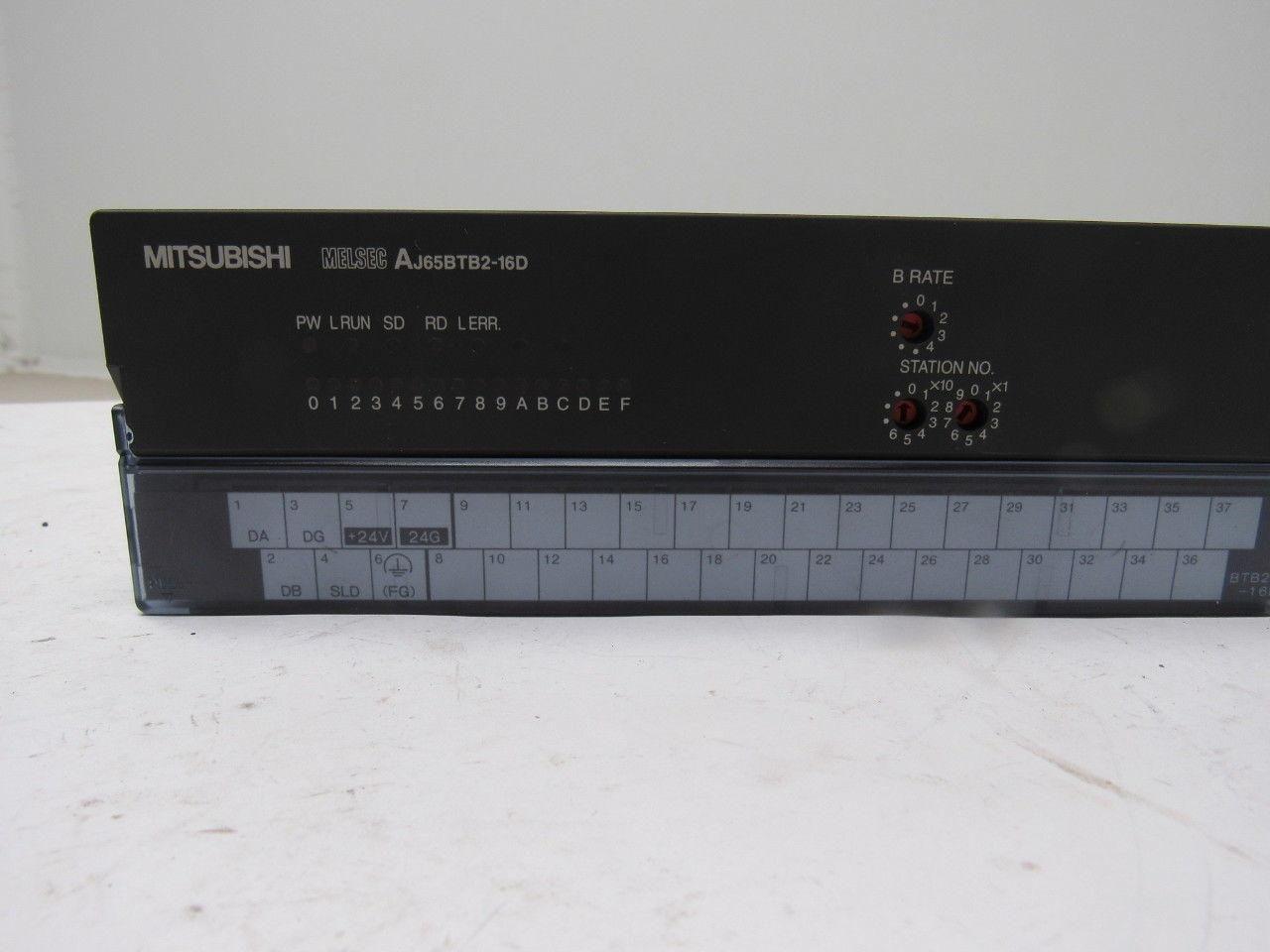 Mitsubishi Melsec  AJ65BTB2-16D CC-link Input Unit 24Vdc 7mA