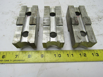 Lathe Chuck Aluminum Top Jaws 3-3/4" X 1-3/8" X 1-1/2" Lot Of 3
