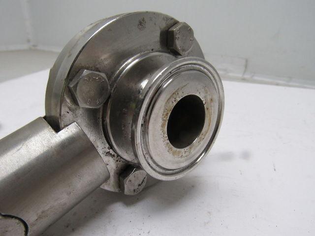 Flowtec 3/4" Butterfly Valve Stainless Steel