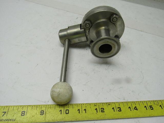 Flowtec 3/4" Butterfly Valve Stainless Steel