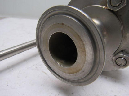 Flowtec 3/4" Butterfly Valve Stainless Steel